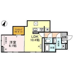 (仮)D-ROOM大沢1丁目PJの物件間取画像